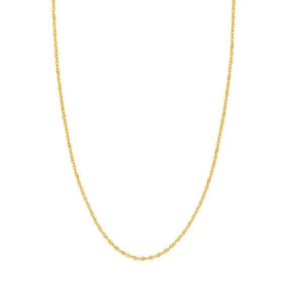 14K Yellow Gold 2.6 mm Rope Chain w/ Lobster Clasp - 16 in. 14K Yellow Gold 2.6 mm Rope Chain w/ Lobster Clasp - 16 in.