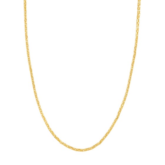 14K Yellow Gold 2.7 mm Byzantine Chain w/ Lobster Clasp - 24 in. 14K Yellow Gold 2.7 mm Byzantine Chain w/ Lobster Clasp - 24 in.