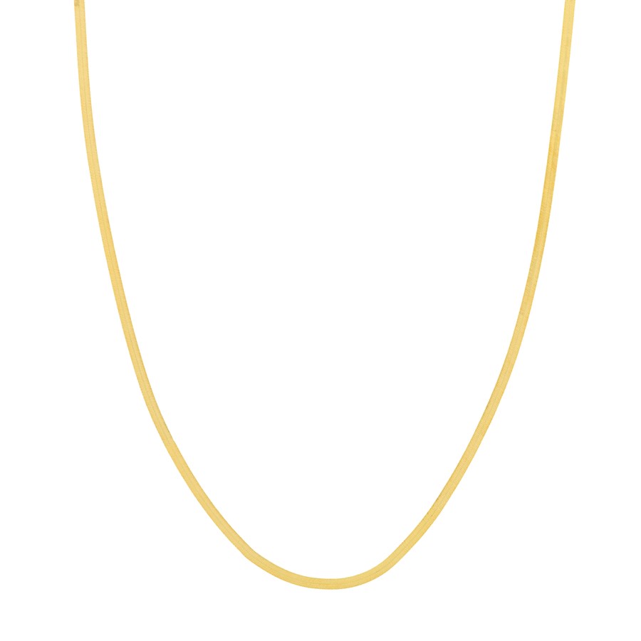 14K Yellow Gold 2.7 mm Herringbone Chain - 20 in.