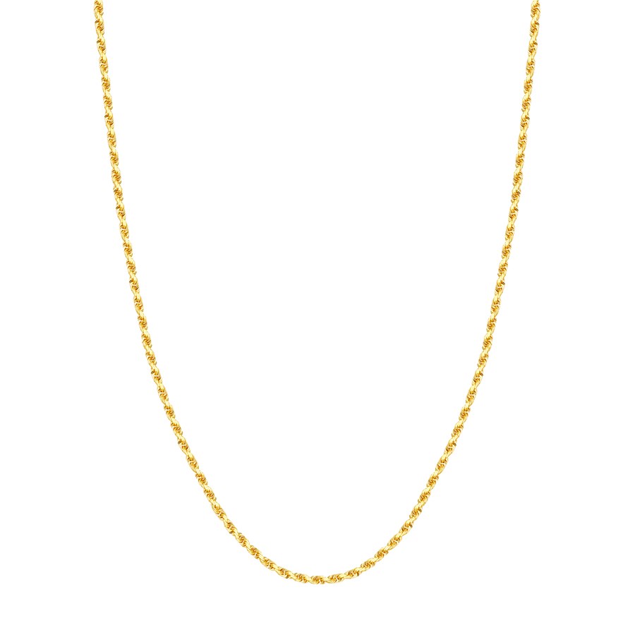 14K Yellow Gold 2.7 mm Rope Chain w/ Lobster Clasp - 20 in.