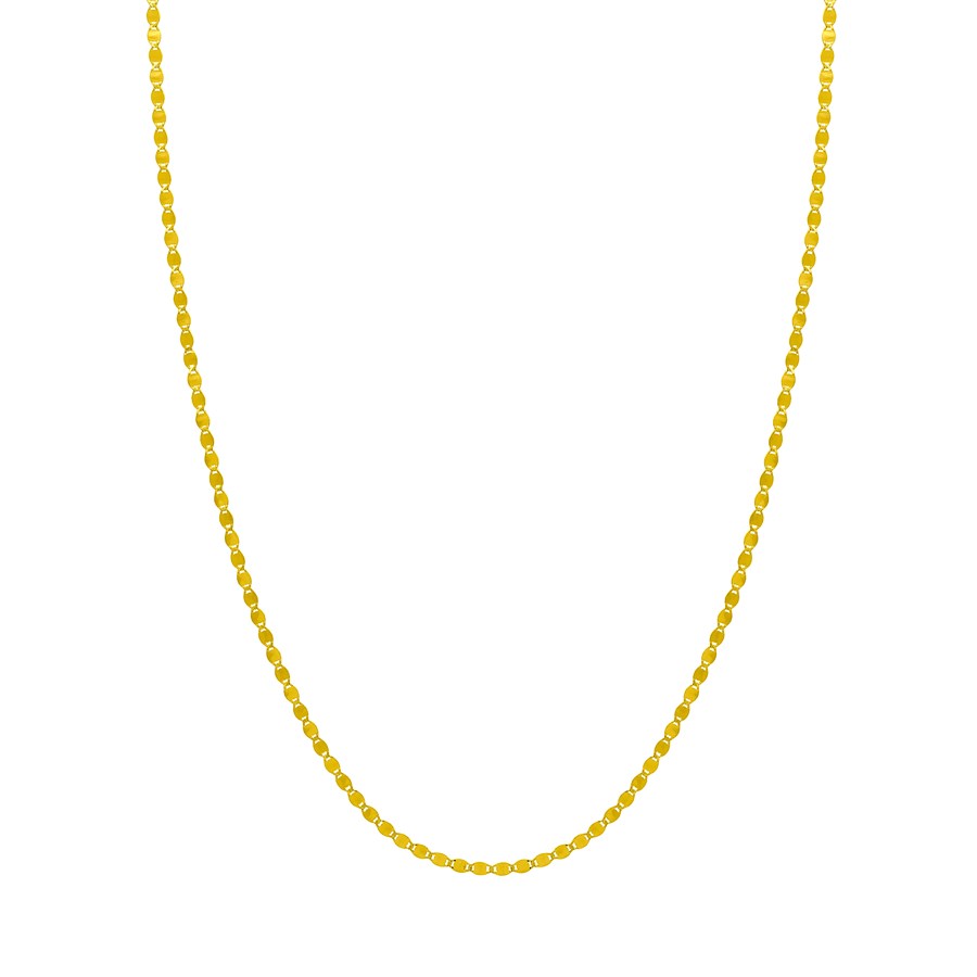 14K Yellow Gold 2.7 mm Valentino Chain w/ Lobster Clasp - 16 in.