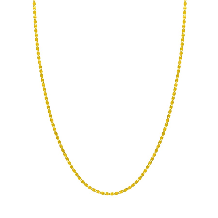 14K Yellow Gold 2.7 mm Valentino Chain w/ Lobster Clasp - 20 in.
