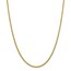 14k Yellow Gold 2.75 mm Semi-solid Wheat Chain - 22 in.