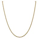 14k Yellow Gold 2.8 mm Semi-Solid Rope Chain - 26 in.