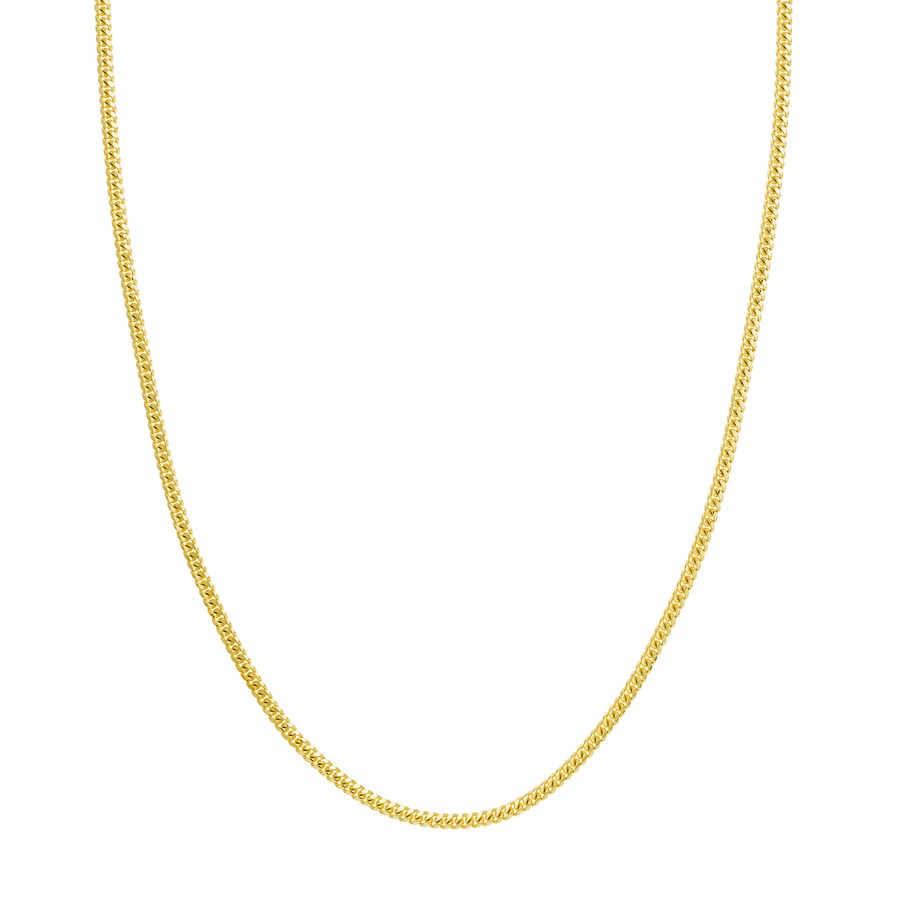 14K Yellow Gold 2.85 mm Curb Chain w/ Lobster Clasp - 18 in.