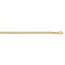 14k Yellow Gold 2.85 mm Semi-Solid Curb Link Chain - 16 in.