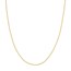 14K Yellow Gold 2 mm Bead Chain w/ Lobster Clasp - 18 in.