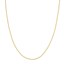 14K Yellow Gold 2 mm Bead Chain w/ Lobster Clasp - 24 in.