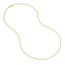 14K Yellow Gold 2 mm Bead Chain w/ Lobster Clasp - 24 in.