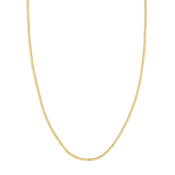 14K Yellow Gold 2 mm Box Chain w/ Lobster Clasp - 18 in. 14K Yellow Gold 2 mm Box Chain w/ Lobster Clasp - 18 in.