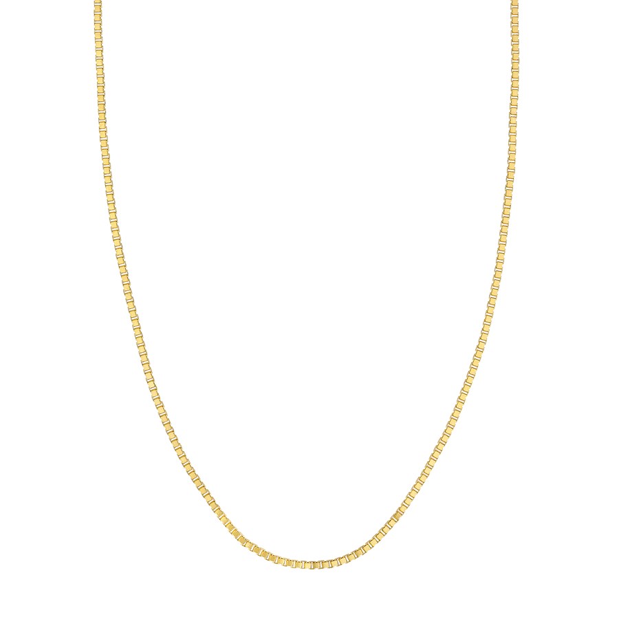 14K Yellow Gold 2 mm Box Chain w/ Lobster Clasp - 18 in.