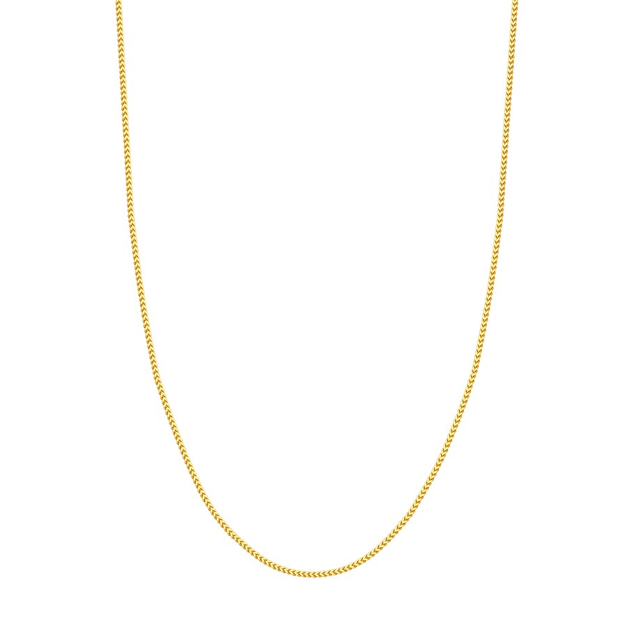 14K Yellow Gold 2 mm Franco Chain w/ Lobster Clasp - 22 in.