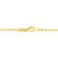 14K Yellow Gold 2 mm Hammered Long Piatto Chain - 18in.