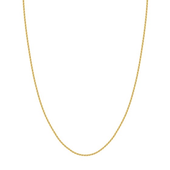 14K Yellow Gold 2 mm Rope Chain w/ Lobster Clasp - 16 in.