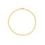 14K Yellow Gold 2 mm Serpentine Chain Bracelet - 7.5 in.