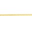 14K Yellow Gold 2 mm Serpentine Chain Bracelet - 7.5 in.