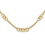 14K Yellow Gold 2-Strand Linked Circle Necklace - 17 in.