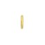 14K Yellow Gold 2 X 13.10 mm Medium Huggie Earrings
