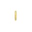 14K Yellow Gold 2 X 13.10 mm Medium Huggie Earrings