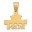 14K Yellow Gold 2024 Graduation Cap and Diploma Charm - 16.4 mm