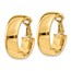 14k Yellow Gold 25 mm Hoop Earrings