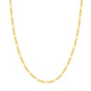14K Yellow Gold 3.2 mm Figaro Chain w/ Lobster Clasp - 18 in.