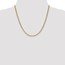 14k Yellow Gold 3.20 mm Semi-Solid Anchor Chain Necklace - 20 in.
