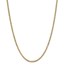 14k Yellow Gold 3.20 mm Semi-Solid Anchor Chain Necklace - 24 in.