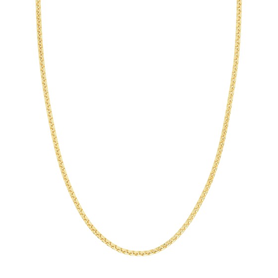 14K Yellow Gold 3.3 mm Box Chain w/ Lobster Clasp - 22 in. 14K Yellow Gold 3.3 mm Box Chain w/ Lobster Clasp - 22 in.
