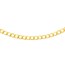 14K Yellow Gold 3.30mm Curb Link Chain - 16 in.