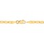 14K Yellow Gold 3.35 mm Diamond Cut Valentino Chain - 18in.