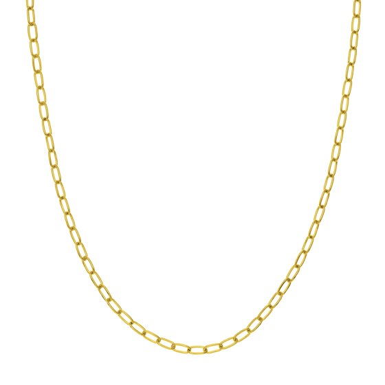 14K Yellow Gold 3.45 mm Forzentina Chain w/ Lobster Clasp - 24 in