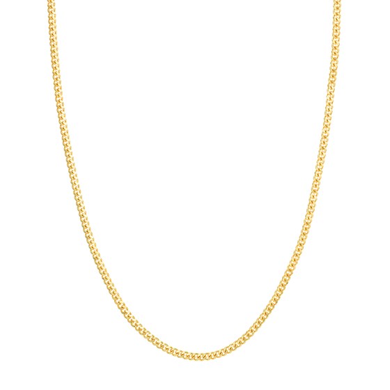 14K Yellow Gold 3.5 mm Curb Chain w/ Lobster Clasp - 18 in. 14K Yellow Gold 3.5 mm Curb Chain w/ Lobster Clasp - 18 in.