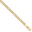 14k Yellow Gold 3.5 mm Semi-Solid Figaro Chain - 10 in.