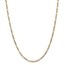 14k Yellow Gold 3.5 mm Semi-Solid Figaro Chain - 22 in.
