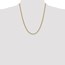 14K Yellow Gold 3.5mm Semi-Solid Miami Cuban Chain - 22 in.