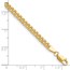 14K Yellow Gold 3.5mm Semi-Solid Miami Cuban Chain - 7 in.