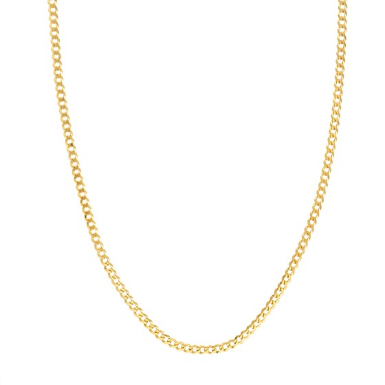 14K Yellow Gold 3.7 mm Cuban Chain w/ Lobster Clasp - 22 in. 14K Yellow Gold 3.7 mm Cuban Chain w/ Lobster Clasp - 22 in.