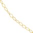 14K Yellow Gold 3.8 mm Long Link Curb Chain - 18in.