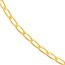 14K Yellow Gold 3.8 mm Long Link Curb Chain - 24in.