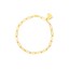 14K Yellow Gold 3.8 mm Paper Clip Bracelet - 7.5 in.