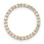 14K Yellow Gold 3/8ct. Diamond Circle Chain Slide - 17.5 mm