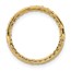 14K Yellow Gold 3/8ct. Diamond Circle Chain Slide - 17.5 mm