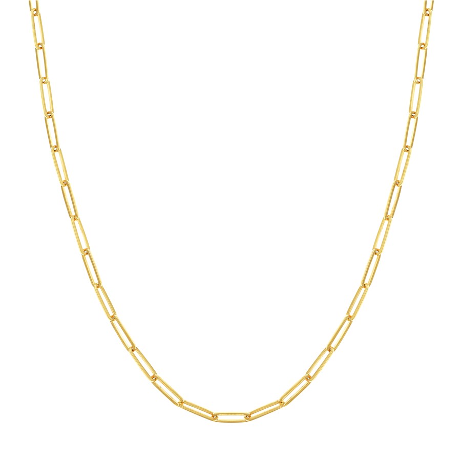 14K Yellow Gold 3.9 mm Forzentina Chain w/ Lobster Clasp - 24 in.