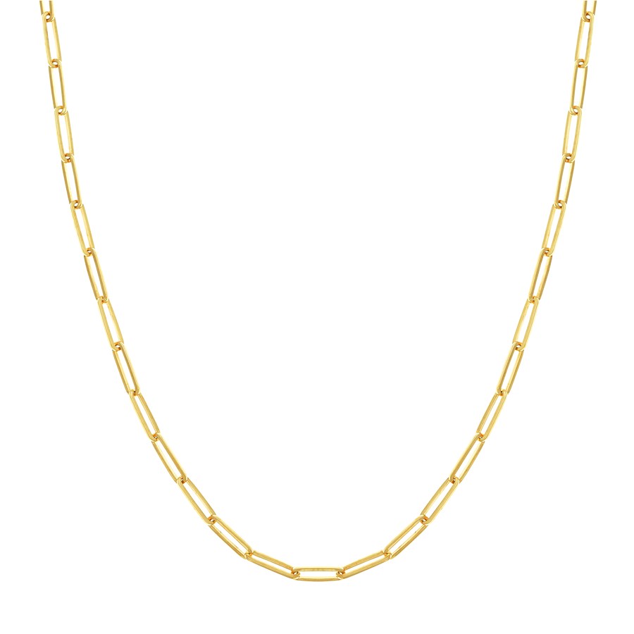 14K Yellow Gold 3.9 mm Forzentina Chain w/ Lobster Clasp - 30 in.