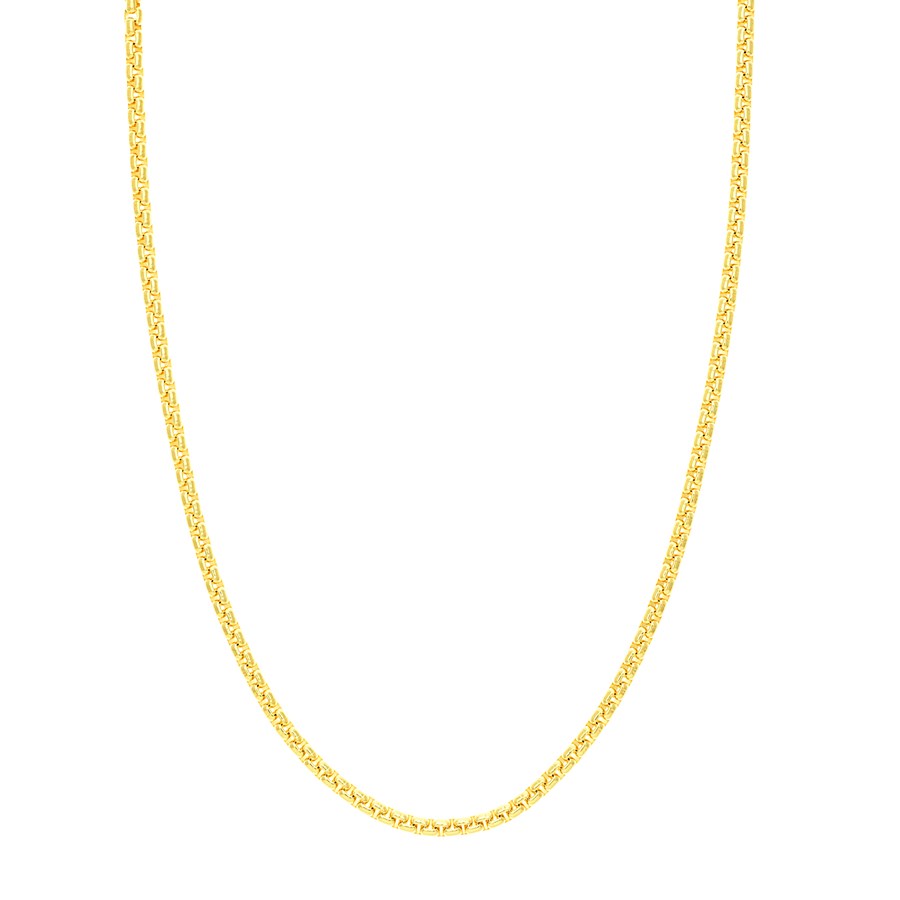 14K Yellow Gold 3.95 mm Box Chain w/ Lobster Clasp - 18 in.
