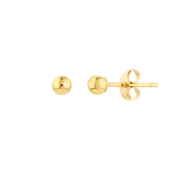 14K Yellow Gold 3 mm Ball Stud Earrings 14K Yellow Gold 3 mm Ball Stud Earrings