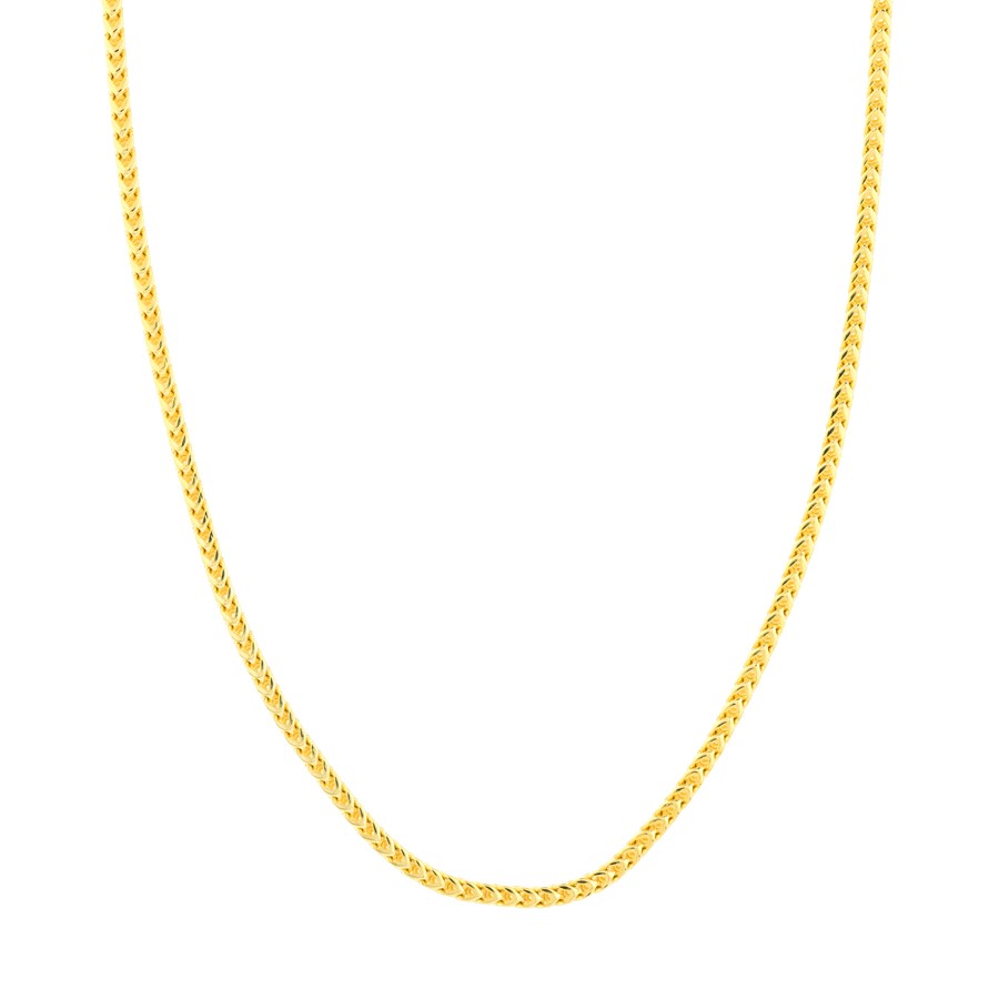14K Yellow Gold 3 mm Franco Chain - 26 in.