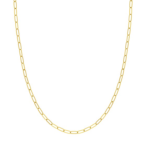 14K Yellow Gold 3 mm Link Chain w/ Lobster Clasp - 20 in.