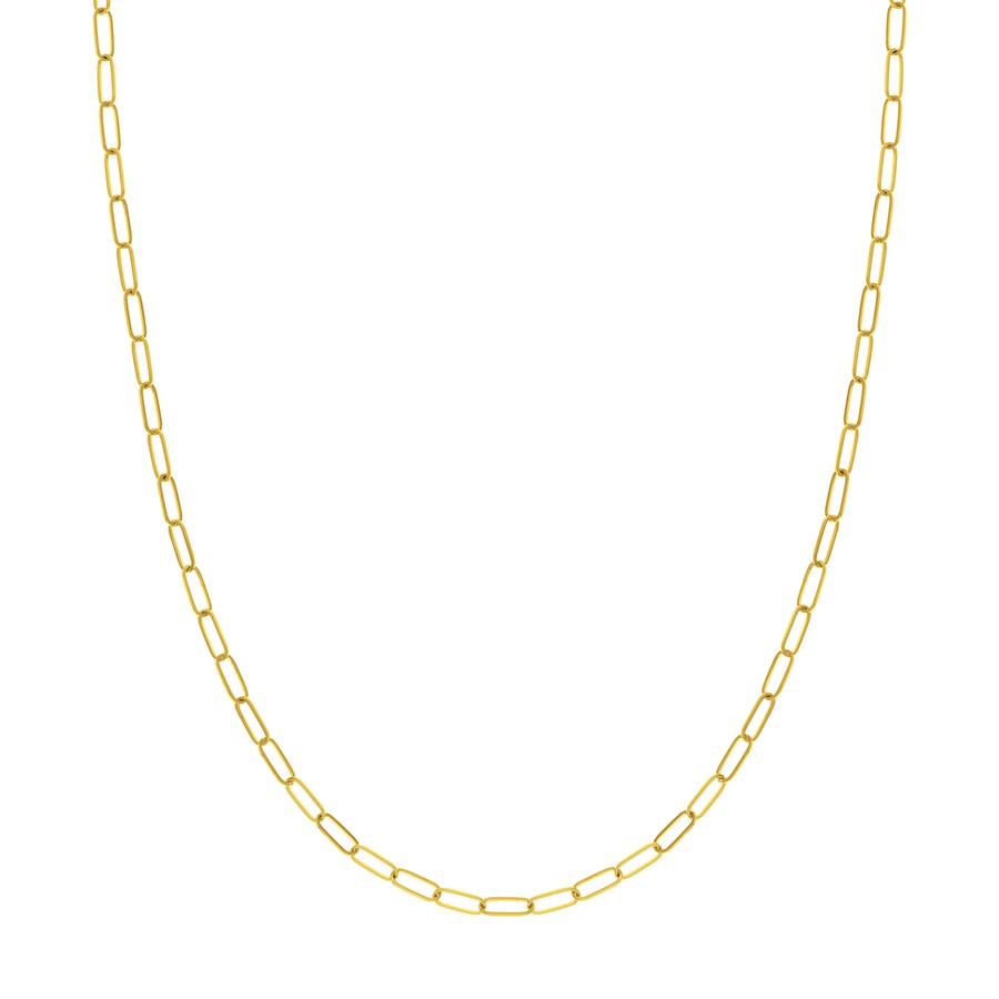 14K Yellow Gold 3 mm Link Chain w/ Lobster Clasp - 24 in.